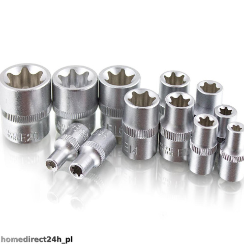 KLUCZE NASADOWE TORX 12 EL. E4 - E20 PROMOCJA KLUCZE NASADOWE TORX 12 EL. E4 - E20 PROMOCJA
