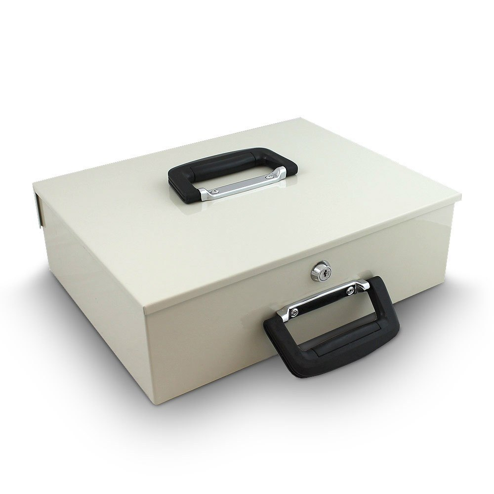 METALOWA KASETKA 35cm SKRZYNKA do bilonu SZARA METALOWA KASETKA 35cm SKRZYNKA do bilonu SZARA
