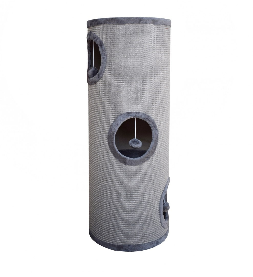 Drapak/Tuba/ Wieża/ Legowisko dla Kota 100cm Siwy Drapak/Tuba/ Wieża/ Legowisko dla Kota 100cm Siwy