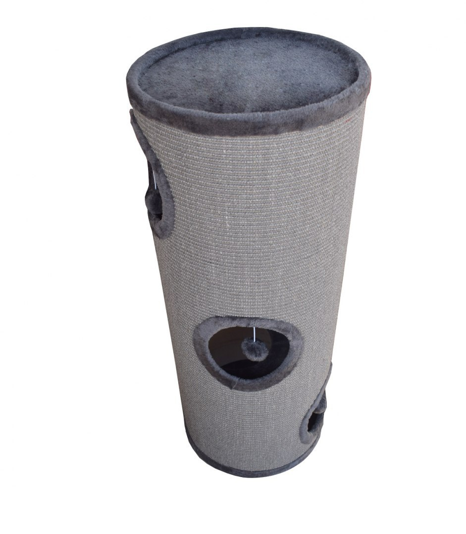 Drapak/Tuba/ Wieża/ Legowisko dla Kota 100cm Siwy Drapak/Tuba/ Wieża/ Legowisko dla Kota 100cm Siwy