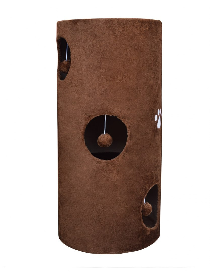 Drapak/Tuba/ Wieża/ Legowisko dla Kota 78cm Brązowy Drapak/Tuba/ Wieża/ Legowisko dla Kota 78cm Brązowy