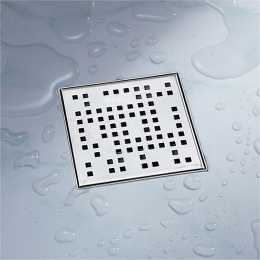 Odpływ kwadratowy krata ściekowa prysznicowa 15x15