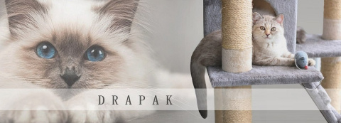 Drapak drzewko Legowisko Wieża dla Kota 170cm Beżowy Drapak drzewko Legowisko Wieża dla Kota 170cm Beżowy