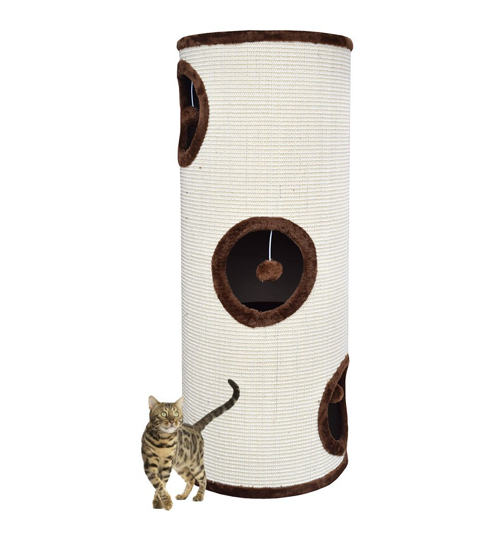 Drapak/Tuba/ Wieża/Legowisko dla Kota 100cm Brąz Drapak/Tuba/ Wieża/Legowisko dla Kota 100cm Brąz