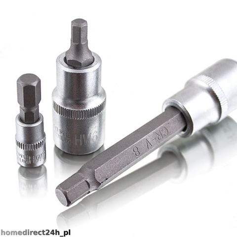 KLUCZE IMBUSOWE NASADKI 1/2" 1/4" ZESTAW KLUCZE IMBUSOWE NASADKI 1/2" 1/4" ZESTAW