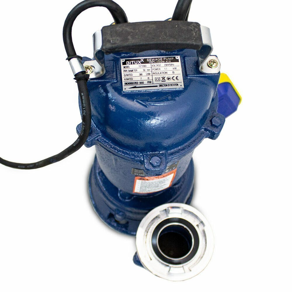 Zanurzeniowa Pompa ściekowa firmy BITUXX 1100W Zanurzeniowa Pompa ściekowa firmy BITUXX 1100W