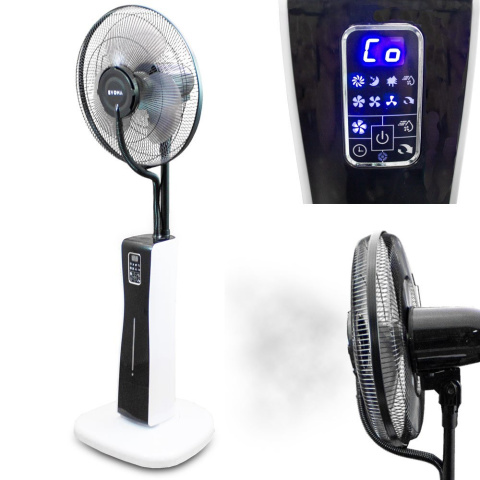Wentylator LED z nawilżaczem powietrza Wentylator LED z nawilżaczem powietrza