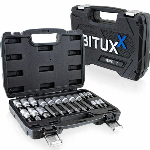 ZESTAW NASADEK NASADKI TORX 18 ELEMENTÓW PROMOCJA ZESTAW NASADEK NASADKI TORX 18 ELEMENTÓW PROMOCJA