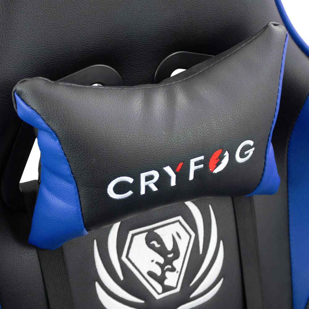 "Cryfog" Krzesło Gamingowe, obrotowe, fotel do grania NIEBIESKI "Cryfog" Krzesło Gamingowe, obrotowe, fotel do grania NIEBIESKI