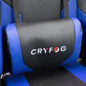 "Cryfog" Krzesło Gamingowe, obrotowe, fotel do grania NIEBIESKI