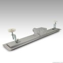 Odpływ liniowy Czarny Szklany z syfonem 60cm