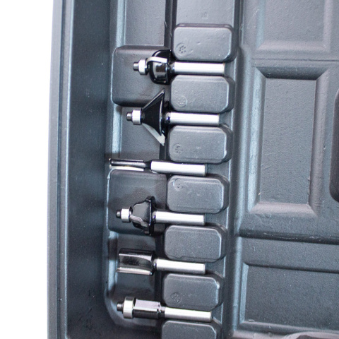 Frezarka górnowrzecionowa krawędziowa 1200W + 12x frezy Frezarka górnowrzecionowa krawędziowa 1200W + 12x frezy