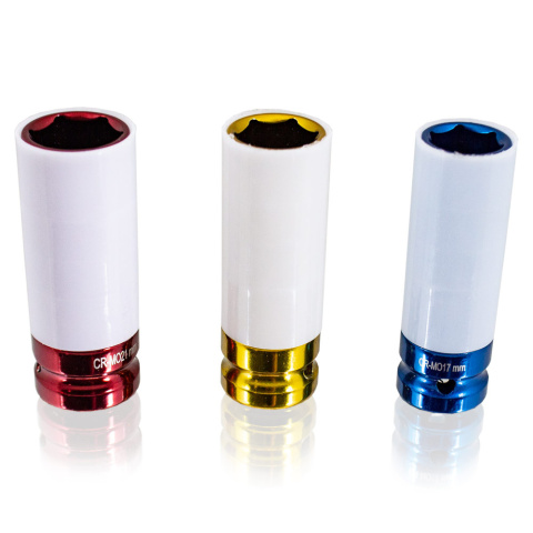 Klucz dynamometryczny z grzechotką 1/2" + nasadki 17 19 21mm Klucz dynamometryczny z grzechotką 1/2" + nasadki 17 19 21mm