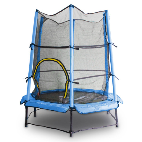 Trampolina dla dzieci 140cm niebieska Trampolina dla dzieci 140cm niebieska