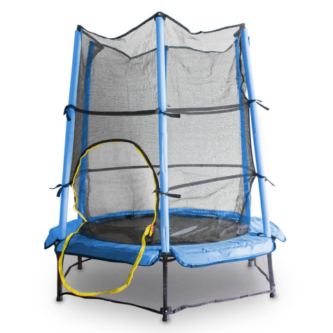 Trampolina dla dzieci 140cm niebieska Trampolina dla dzieci 140cm niebieska