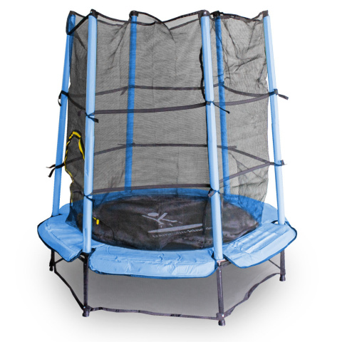 Trampolina dla dzieci 140cm niebieska Trampolina dla dzieci 140cm niebieska