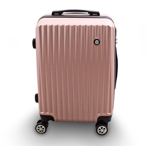 Zestaw 3 walizek podróżnych BARUT rosegold Zestaw 3 walizek podróżnych BARUT rosegold
