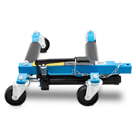Wózek manewrowy hydrauliczny pod koła 1 sztuka niebieski Wózek manewrowy hydrauliczny pod koła 1 sztuka niebieski