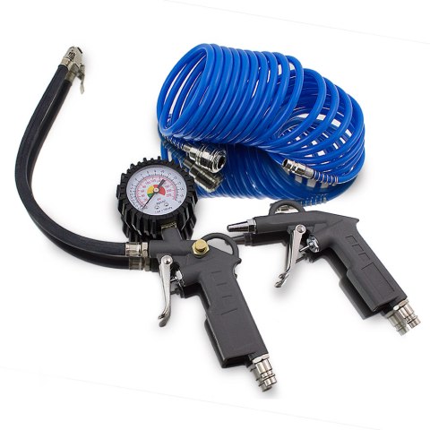 Skaler młotek igłowy + wąż 5m pistolet z manometrem Skaler młotek igłowy + wąż 5m pistolet z manometrem