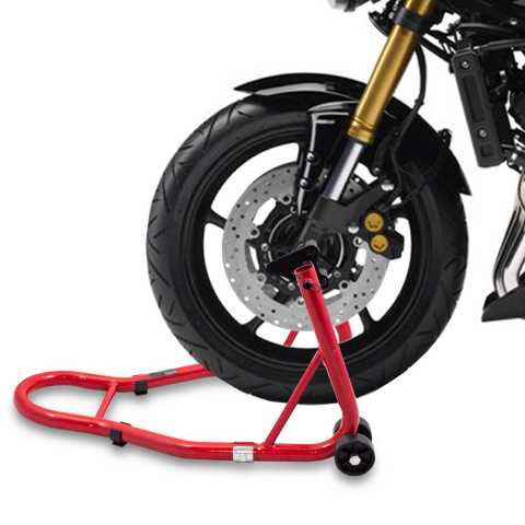Stojak do motocykla przód czerwony Stojak do motocykla przód czerwony