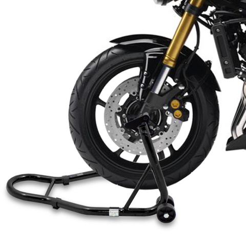 Stojak do motocykla przód czarny Stojak do motocykla przód czarny