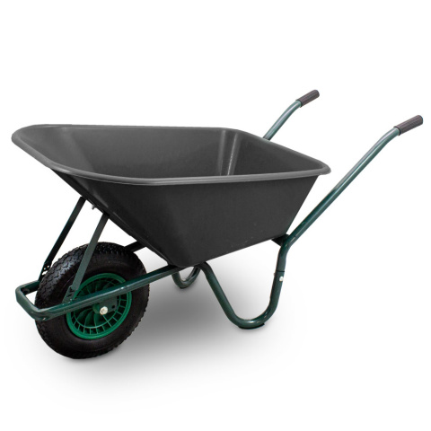 Taczka Ogrodowa 100L 250kg Misa czarna PVC Taczka Ogrodowa 100L 250kg Misa czarna PVC