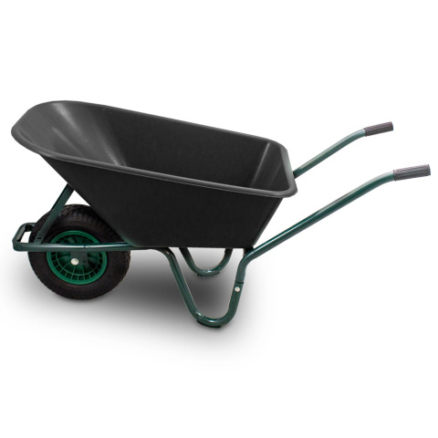 Taczka Ogrodowa 100L 250kg Misa czarna PVC Taczka Ogrodowa 100L 250kg Misa czarna PVC