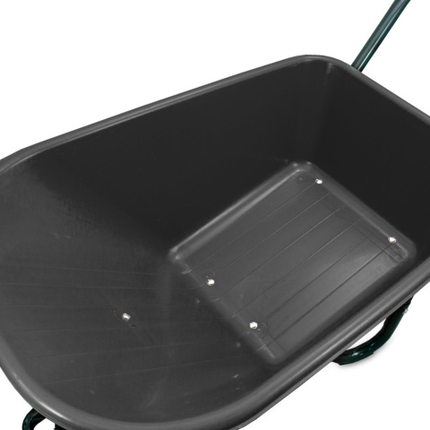 Taczka Ogrodowa 100L 250kg Misa czarna PVC Taczka Ogrodowa 100L 250kg Misa czarna PVC
