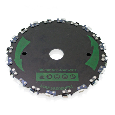 Tarcza tnąca łańcuchowa do kosy spalinowej 180mm Tarcza tnąca łańcuchowa do kosy spalinowej 180mm
