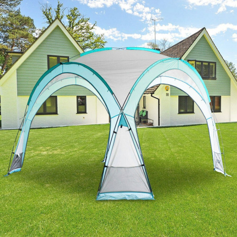 Niebieski Namiot Ogrodowy 3,5x3,5m Niebieski Namiot Ogrodowy 3,5x3,5m