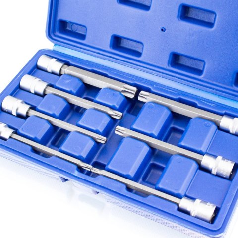 ZESTAW DŁUGICH NASADEK TORX 3/8" T25-T60 110MM ZESTAW DŁUGICH NASADEK TORX 3/8" T25-T60 110MM