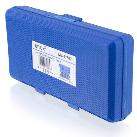 ZESTAW DŁUGICH NASADEK TORX 3/8" T25-T60 110MM ZESTAW DŁUGICH NASADEK TORX 3/8" T25-T60 110MM