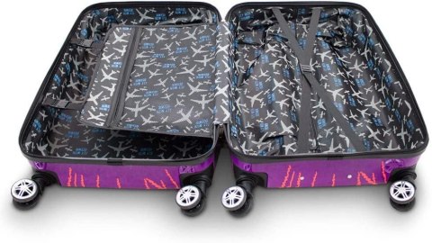 ZESTAW KOMPLET NOWOCZESNYCH WALIZEK 3D PODRÓŻNYCH M L XL WALIZKI FLAMINGO ZESTAW KOMPLET NOWOCZESNYCH WALIZEK 3D PODRÓŻNYCH M L XL WALIZKI FLAMINGO