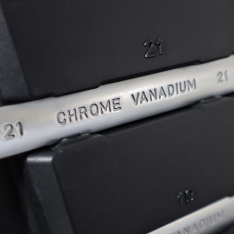 Klucze płasko-oczkowe z grzechotką 22 elementy