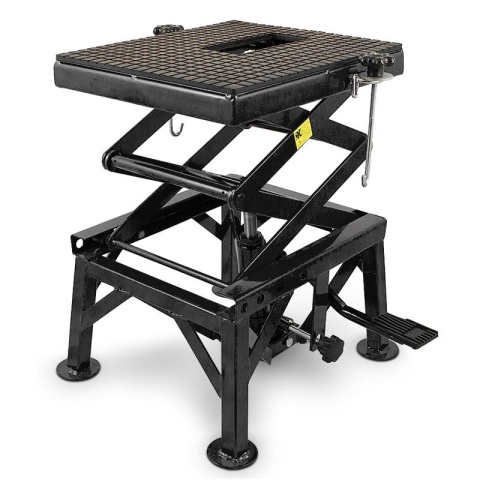 Podnośnik hydrauliczy nożycowy czarny Podnośnik hydrauliczy nożycowy czarny