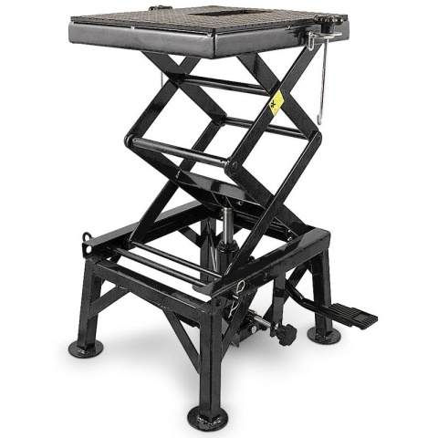 Podnośnik hydrauliczy nożycowy czarny Podnośnik hydrauliczy nożycowy czarny