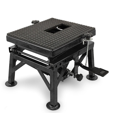 Podnośnik hydrauliczy nożycowy czarny Podnośnik hydrauliczy nożycowy czarny