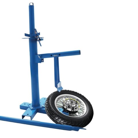 Montażownica do opon drążek montażowy stalowy niebieski regulowany