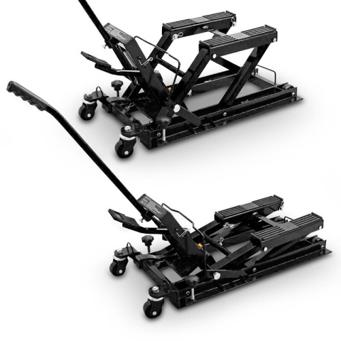 PODNOŚNIK STOJAK MOTOCYKLOWY MOTORU 680 KG CZARNY PODNOŚNIK STOJAK MOTOCYKLOWY MOTORU 680 KG CZARNY