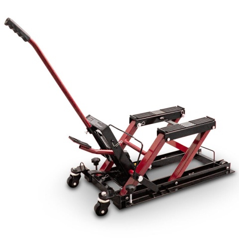 PODNOŚNIK STOJAK MOTOCYKLOWY MOTORU 680 KG CZERWONY PODNOŚNIK STOJAK MOTOCYKLOWY MOTORU 680 KG CZERWONY