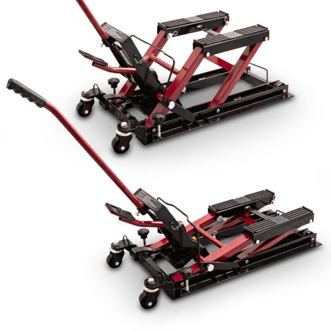 PODNOŚNIK STOJAK MOTOCYKLOWY MOTORU 680 KG CZERWONY PODNOŚNIK STOJAK MOTOCYKLOWY MOTORU 680 KG CZERWONY