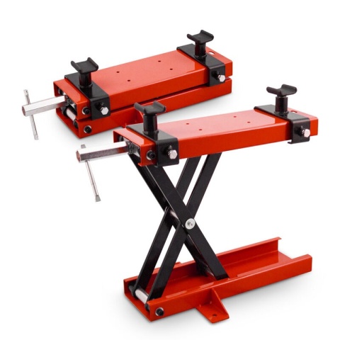 Podnośnik motocyklowy korbowy do 500kg czerwony Podnośnik motocyklowy korbowy do 500kg czerwony