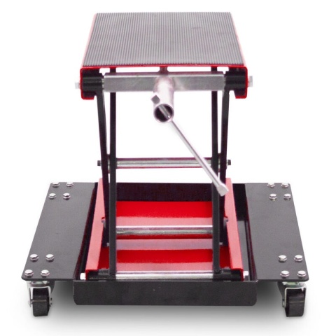 Podnośnik motocyklowy mobilny do 500kg czerwony Podnośnik motocyklowy mobilny do 500kg czerwony