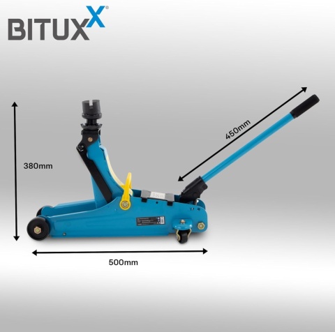 Podnośnik samochodowy hydrauliczny 2,5T 85-380 mm
