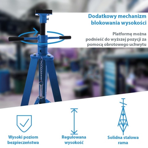 Podpora kobyłka 2T niebieska