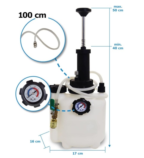 Pompa do wymiany oleju 3L+ adaptery