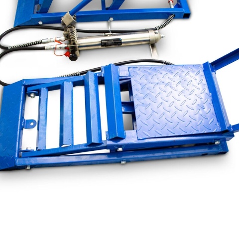 Rampy z podnośnikiem hydraulicznym najazdy samochodowe 2720kg