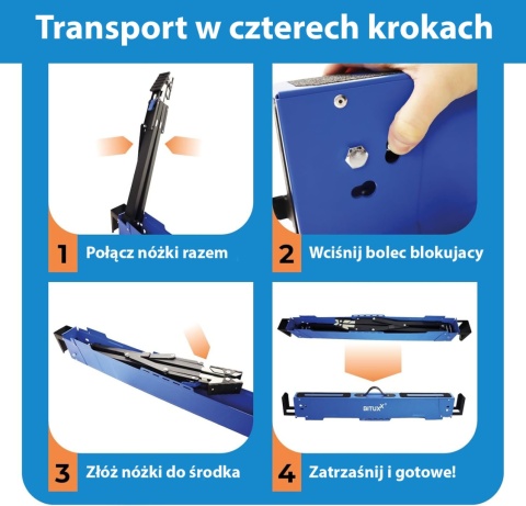 Składany koziołek roboczy 1 sztuka