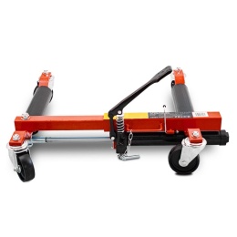 Wózek manewrowy hydrauliczny pod koła 1 sztuka czerwony