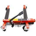 Wózek manewrowy hydrauliczny pod koła 1 sztuka czerwony